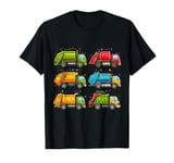 Cute Garbage Trucks Trash Collector Garbage Truck Kids T-Shirt