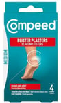 Compeed Blister Plasters - Medium - Instant Pain Relief | Heals Fast - 4 Pack