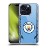 MANCHESTER CITY MAN CITY FC 2024/25 BADGE KIT GEL CASE FOR APPLE iPHONE PHONES