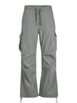 JACK & JONES Mens Parachute Cargo Pants Agave Green M