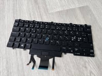 Dell Latitude E5450 E7450 E7470 Tangentbord Keyboard 01WF0T