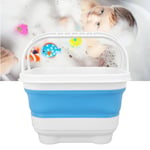 Folding Baby Bath Toy Basket Cute Quick Drain Drying Foldable Bath Toy Organizer