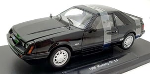 WELLY - Voiture de 1986 couleur noir – FORD Mustang GT 5.0 - 1/18 - WEL12526NOIR