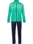 hummel 205876 Men's Ensemble Promo Poly Track Suit, vert Flash/Blue Navy, XL EU