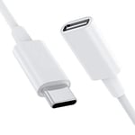 Stouchi USB C Extension Cable [2Pack] for Magsafe Charger PS5 Type C Male to Female USB Extension Cord Support 9V 3A for Mag safe charger iPhone 15/16 480Mbps Data Transfer 1M/3.3Ft-White