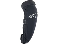 Alpinestars Alpinestars A-Impact Plasma Pro Kne Shin Protectors Kne- Og Leggbeskyttere, Svart Hvit, Nivå 2 Beskyttelse Størrelse: L