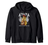 Athena Goddess Ancient Greek Mythology Gods and Monsters Zip Hoodie