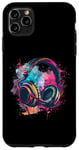 iPhone 11 Pro Max Headphones Music DJ Music Headphones Splash EDM Music Lover Case