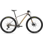 Hardtail-maastopyörä Orbea Alma H20 Taupe Brown Matt/Mango Gloss l