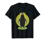 Penguin Minimalist Art Cool Graphic Design T-Shirt