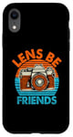 Coque pour iPhone XR Objectif Be Friends Photographie Photographe