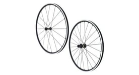 Roues route 700 mavic ksyrium s25 noir 11v  compatible 10v  shimano  avant   arriere    a blocage pour frein patin compatible tubeless   tubetype