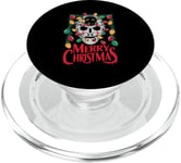 Merry Christmas Horror Fan Slasher 80s-Themed PopSockets PopGrip for MagSafe