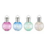 GLOBO Solcellelampe Globo Glasskule