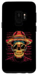 Coque pour Galaxy S9 Sugar Skull Day Dead Squelette Halloween T-shirt graphique