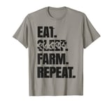 Farming Simulator - Eat. Sleep. Farm. Repeat. (black) T-Shirt