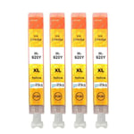 4 Yellow Printer Ink Cartridges for HP Officejet 6000, 6500, 6500A, 7000, 7500A