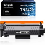 TN2420 (3000 Pages) Cartouche de Toner Compatible 1 Noir, pour Brother TN2420/TN2410, DCP-L2530DW/L2550DN MFC-L2710DW/L2710DN/L2730DW/L2750DW HL-L2370DN/L2375DW¿ (1 Noir)