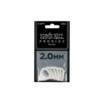 Ernie Ball EB-9203 Prodigy plekter white 3S,High Perfromance 2mm, 6-pakning