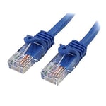 StarTech.com Câble Ethernet Cat5e 10 ft - Bleu - Câble de raccordement - Câble Cat5e Snagless - Câble réseau - Cordon Ethernet - Câble Cat 5e - 10 ft