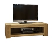 Massive Oak Standard Plasma TV Unit