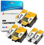 6 XL Compatibles Kodak 30XL (30B & 30CL) Cartouches d'encre pour Kodak Hero 2.2 3.1 4.2 5.1 ESP 1.2 3.2 C100 C110 C115 C300 C310 C315 C330 C360 Office 2100 2150 2170 - Noir/Couleur, Grande Capacité