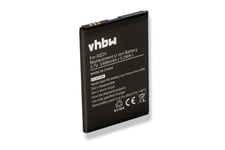 Vhbw Li-Ion Batterie 2000mah (3.7v) Pour Téléphone Portable, Smartphone Wiko Ozzy, Ozzy Double Sim.