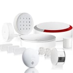 Somfy Home Alarm Sécurité - Alarme connectée avec sirène extérieure, caméra intérieure, clavier et détecteur de fumée