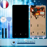 Vitre Tactile + Ecran LCD sur chassis pour Nokia Lumia 800 noir + outils