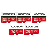 KOOTION 5-Pack 16GB Micro SD Card Class 10 Micro-SDXC Memory Card UHS-I, High Speed Flash TF Card for Security Camera/Smartphone/Drone/Dash Cam/Tablet/PC, C10, U1, 16GB 5Pack