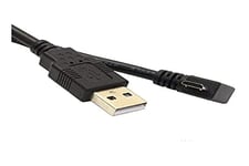 SYSTEM-S Câble Micro USB Connecteur 90° coudé vers USB Type A 5 m