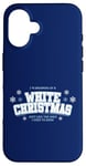 iPhone 16 Dreaming Of A White Christmas Lyric Bing Crosby Case