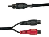 Adaptateur 1 RCA male - 2x RCA femelle - 20 cm - pour Subwoofer