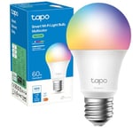 Tapo Smart Bulb, E27 Multicolor Smart Light Bulb, 8.3W, Works with Amazon Alexa(Echo and Echo Dot) and Google Home, Colour-Changeable Alexa Light Bulbs, (Tapo L530E)[Energy Class F],Packaging may vary