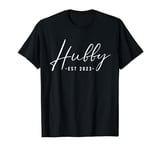 Mens Hubby Est 2025 Just Married Newlywed Couple Honeymoon T-Shirt