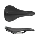 Selle Volt 265 Medium en Acier Inox Noir avec Technologie Fusion Form et Mappage