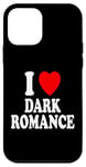 Coque pour iPhone 12 mini I Heart (Love) Dark Romance Reading Romans Livres