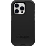 Otterbox iPhone 15 Pro Defender - Robust mobilskal med hög skyddsfaktor, svart