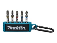 Makita Impact Premier - Bitsats För Slagskruvdragare - 5 Delar - Torx, Phillips, Pozidriv - T25, T30, Ph2, Pz2, Pz3 - Hexagonalt - Längd: 50 Mm