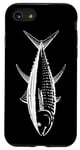 Coque pour iPhone SE (2020) / 7 / 8 Yellowfin Thon Pêcheur en plein air Jeu en mer profonde Dos