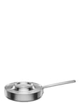 Fiskars Norden Steel Sauté Pan 26Cm Coated W/Lid Silver