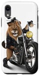 Coque pour iPhone XR Lion Riding Classic Chopper Moto