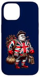 Coque pour iPhone 14 Boxe Boxeur Britannique Union Jack Drapeau Grande-Bretagne