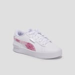 PUMA - tennis à lacets puma blanc fille