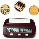 Dpzo - jamais UTILISÉ]Horloge d'échecs Pendule d'Échecs Chess Clock chronomètre Professionnel d'échecs, Affichage de Précision Numérique de Haute