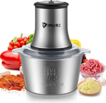 2L Electric Mini Food Chopper Processor Meat Grinder,4 Bi-Level...