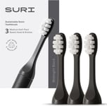 SURI Recyclable Plant-Based Electric Toothbrush Heads - Built-in Tongue Scrap..