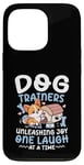 Coque pour iPhone 13 Pro Dresseurs de chiens Libérez la joie One Laugh At A Time