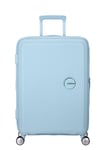 American Tourister Soundbox 67cm - Mellanstor Expanderbar Pastel Blue, Mellanstor Resväska