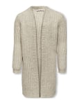 Kognewchunky L/S Cardigan Knt Tops Knitwear Cardigans Cream Kids Only